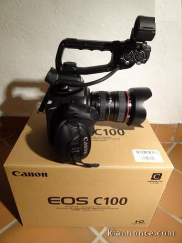 Canon C100 achetée en 2014