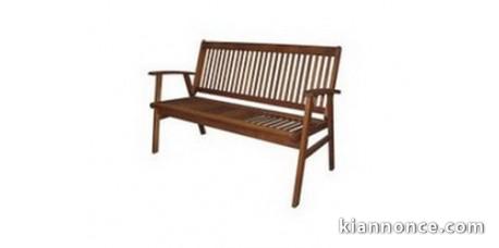 Banc de jardin en bois Indonésie