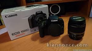 CANON 1000 D + OBJECTIFS + FLASH + 2 BATTERIE