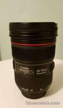 objectif Canon 24-70 mm 2.8 L II USM 