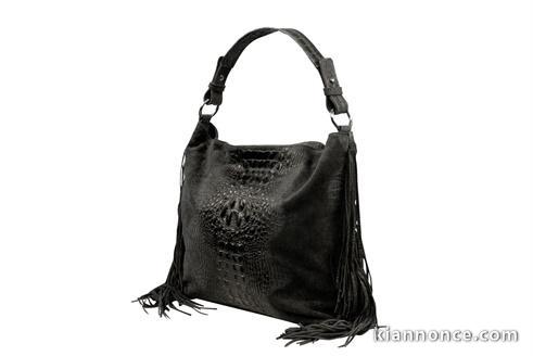  A vendre Sac à main en nubuck - Noir