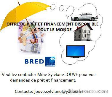 Offre de prêt et financement entre particuliers de bonne moralité