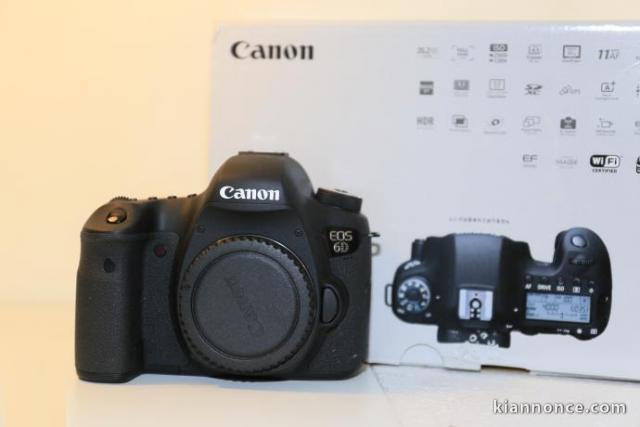 vends mon CANON EOS 6D en parfait état car très peu utilisé.L\