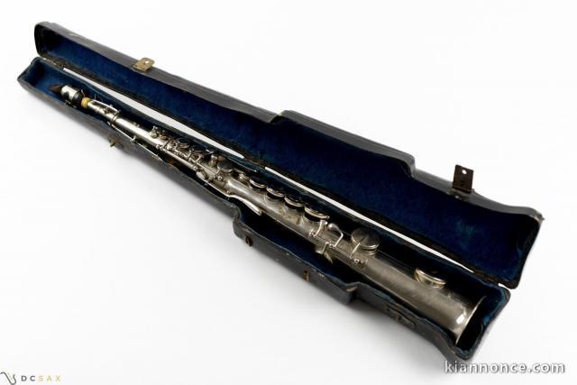 1857 Adolphe Sax Soprano Saxophone With Original Adolphe Sax Mout