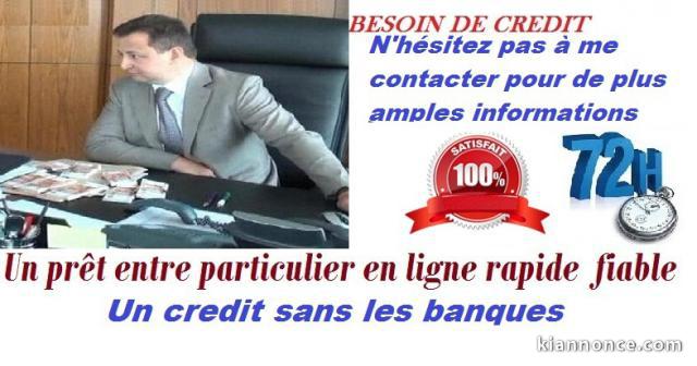 Financement de  prêt entre particulier  