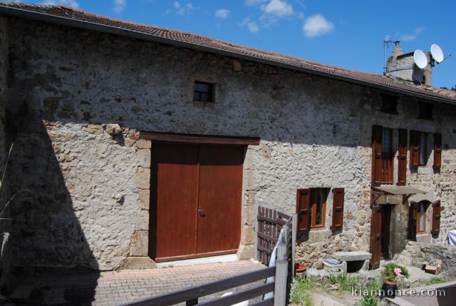 Maison pierres avec terrasse et garage