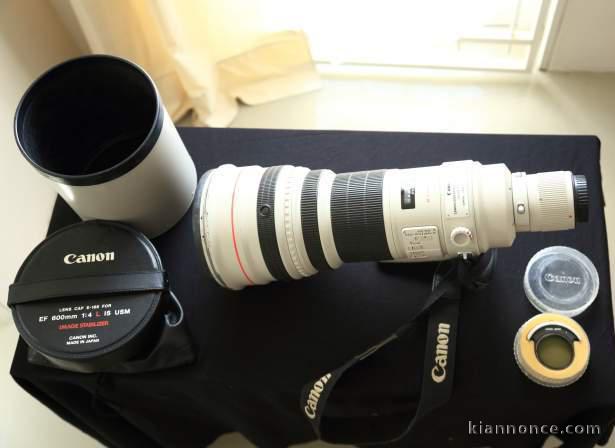 Canon Objectif 600 mm F4L USM