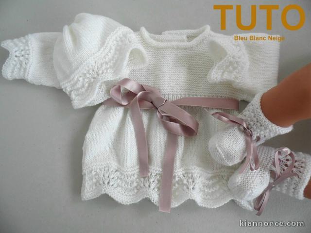 Explication TUTO trousseau layette bébé tricot