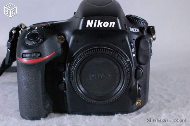 Kit Reflex Nikon D800E comme neuf avec objectifs