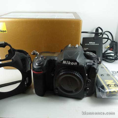 NIKON D500 encore sous garantie