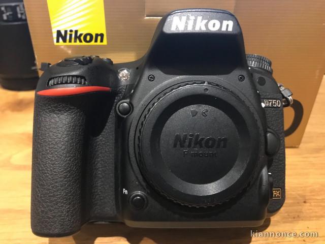 Nikon D750 avec 4900 déclenchements sous garantie