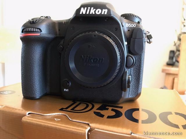 NIKON D500 encore sous garantie