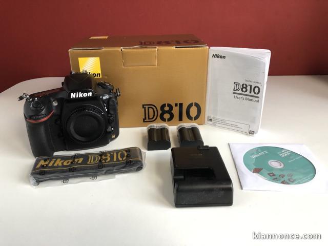 NIKON d810 comme neuf