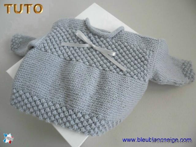 Tuto brassière bb layette tricot bebe explications en pdf