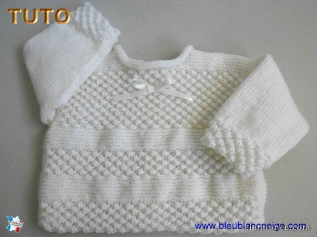 Tuto brassière bb layette tricot bebe explications en pdf