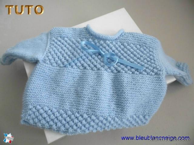 Tuto brassière bb layette tricot bebe explications en pdf