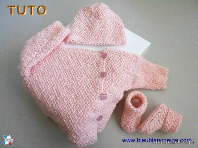 Tuto bb layette tricot bebe explications en pdf