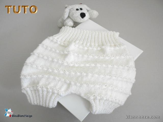 Fiche tricot bébé, à télécharger, layette, tricot bébé,TUTO, pdf