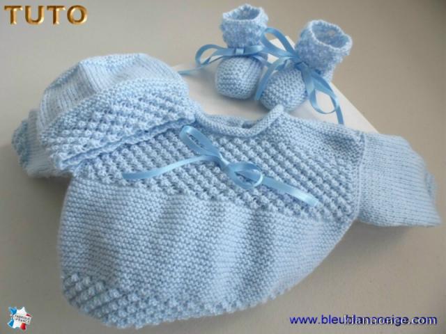 Fiche tricot bébé, layette bb, tricot bébé,TUTO, pdf