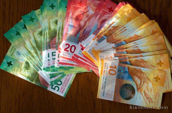 Offre de prêt aux particuliers sérieux en Suisse