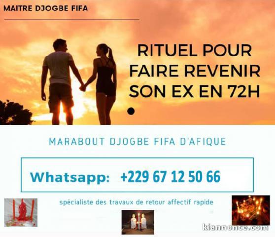 Rituel de retour affectif puissant