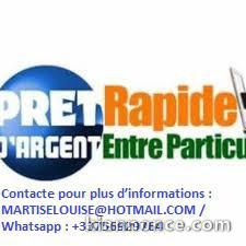 .AIDE FINANCIER ENTRE PARTICULIER SÉRIEUX AU TAUX DE 2°/°