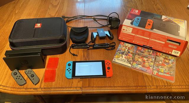 Nintendo Switch +3 jeux