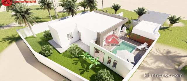 A VENDRE UN PROJET DE VILLA AVEC PISCINE CLÉ EN MAIN A HOUMT SOUK