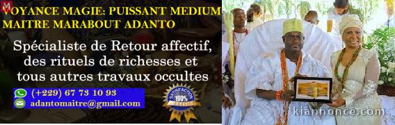 Maitre Adanto marabout serieux - grand voyant medium compétent