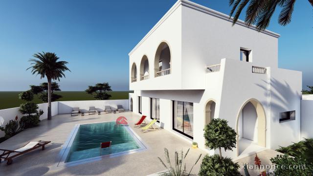  A VENDRE UN PROJET D UNE VILLA STYLE DJERBIEN A AGHIR DJERBA