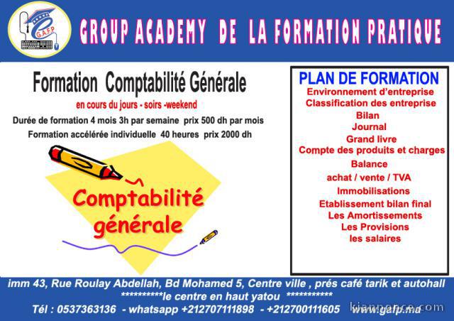 Formation en Comptabilité général