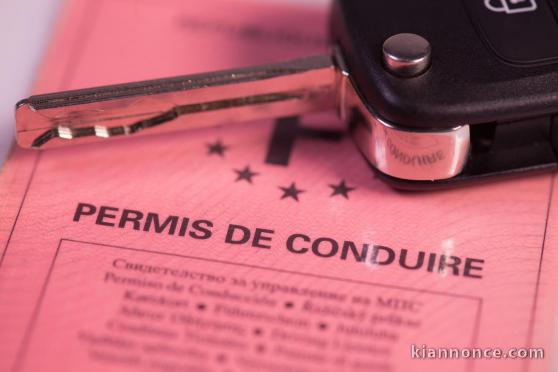 Obtenir votre permis de conduit authentique en 7 jours