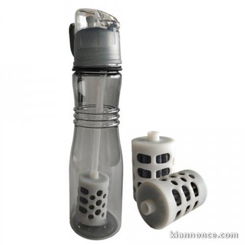 Premium camping BPA free plastic filter water bottle