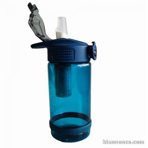 New BPA-free portable activated carbon filter for plastic water b