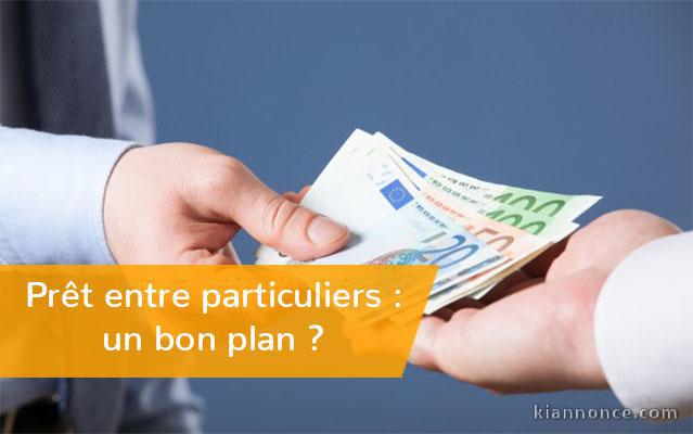 OFFRE DE PRÊT ENTRE PARTICULIERS