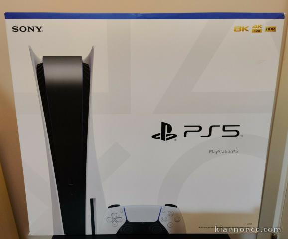 Sony PS5 Blu-Ray Edition Console - Blanc 
