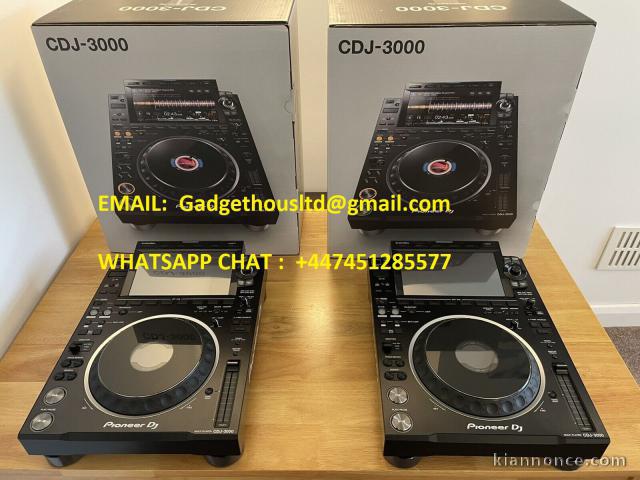 Pioneer CDJ-3000, Pioneer CDJ 2000NXS2, Pioneer DJM 900NXS2