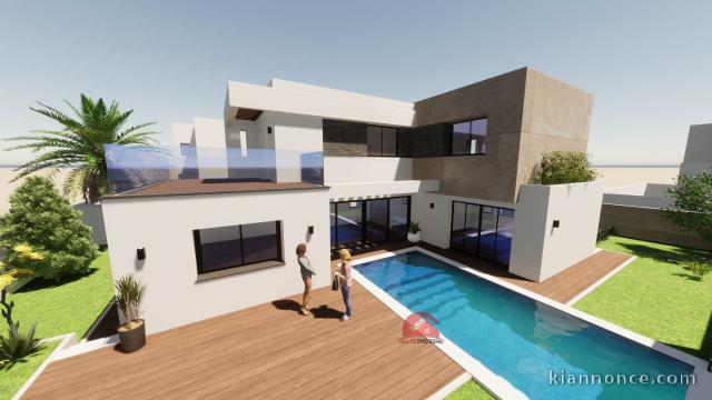  VILLA AVEC PISCINE À MEZRAYA DJERBA - RÉF V620