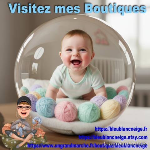 Boutique layettes tricot bébé et patrons à tricoter