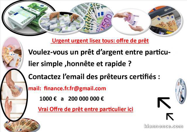 Offre de prêt . Témoignage j’ai reçu mon prêt : 