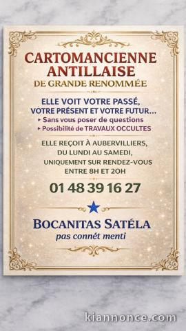 Cartomancienne Antillaise à Paris Aubervilliers 