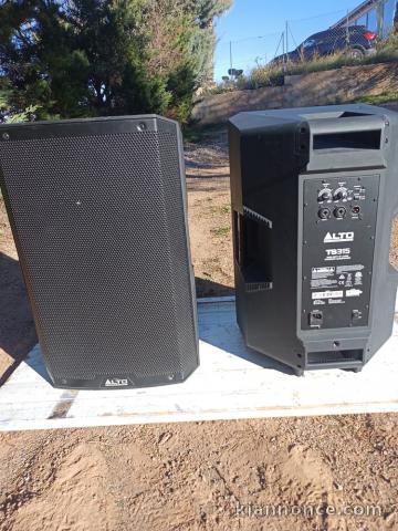 paire enceintes Alto TS315 occasion