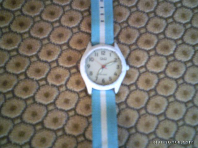 une   montre  de  marque  Q  & Q   5  bars