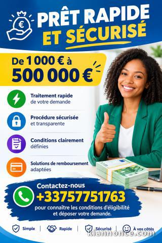 💰 PRÊT RAPIDE ET SÉCURISÉ