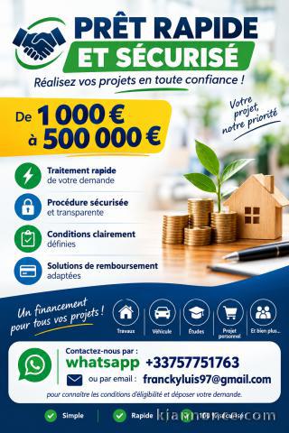💰 PRÊT RAPIDE ET SÉCURISÉ