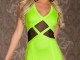 Robe Ovidie Jaune Fluo