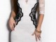 Robe dentelle nicie Blanche et noire