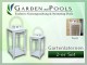 Lot de 2 lanternes de jardin