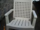 fauteuil pvc pour campign jardin