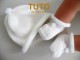 Explication TUTO bonnet chaussons BLANCS pompons